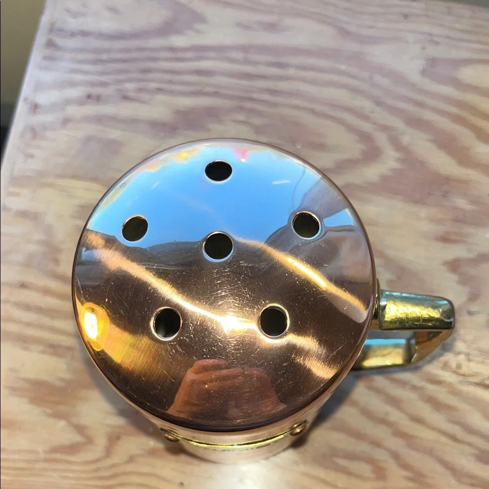 Copper‎ and Gold Cheese Shaker EUC